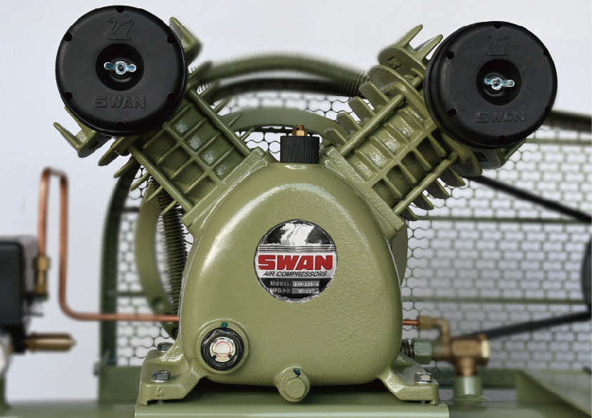 SWAN　コンプレッサー S Piston Compressor 0.25 to 15 | SWAN : An Expert On Air Compressor